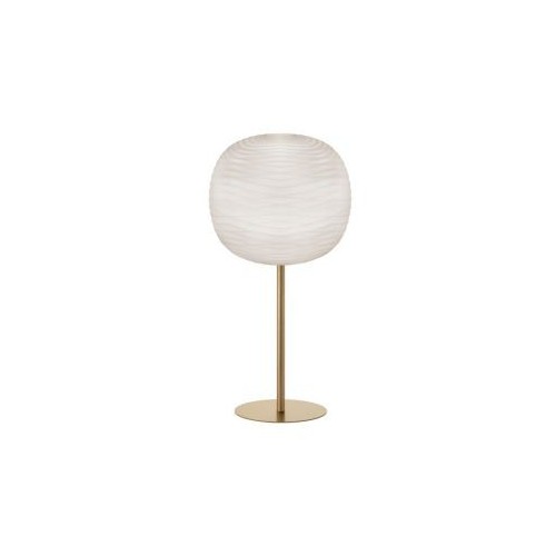 OUTLET - Foscarini Gem Tavolo Alta Oro/Bianco