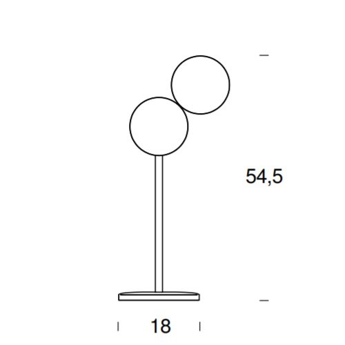 OUTLET Fontana Arte Optunia, Tavolo, Bronzo Scuro; dimensioni