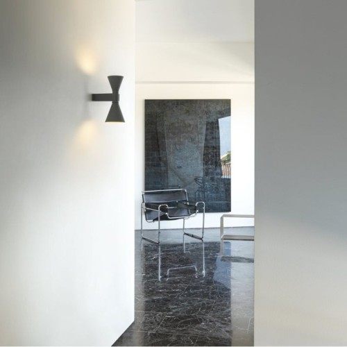 Nemo Applique Mini de Marseille Design, Le Corbusier; nera