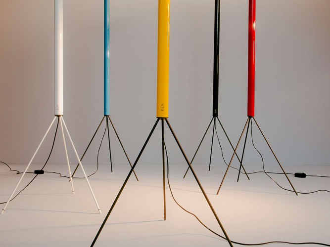 Flos Luminator, design Castiglioni, 1954, colori