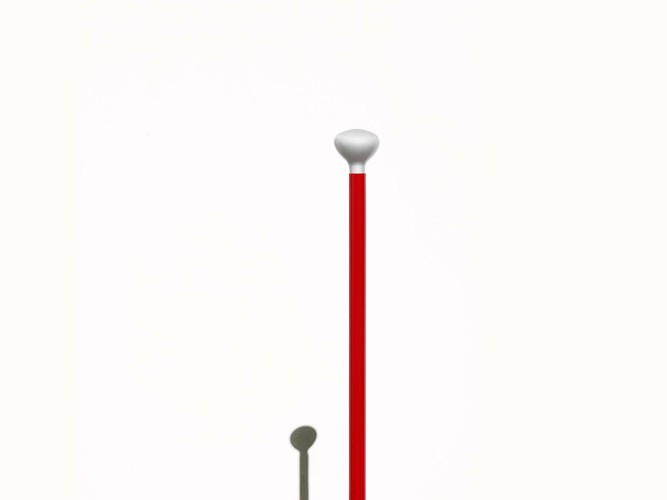 Flos Luminator, design Castiglioni, 1954, rosso
