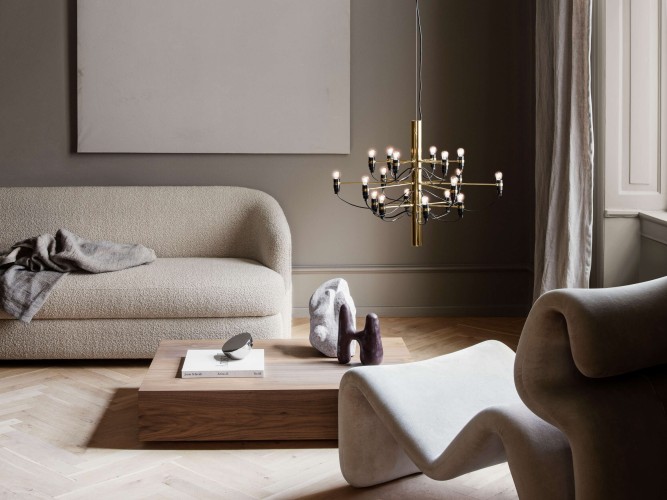 Flos 2097/18, design Sarfatti, 1958