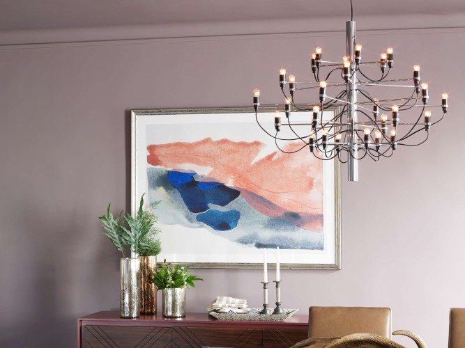 Flos 2097/30, design Sarfatti, 1958 (Frosted)