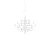 Flos 2097/30, design Sarfatti, 1958 (Frosted), Bianco