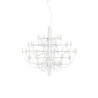 Flos 2097/50, design Sarfatti, 1958 (Frosted), Bianco