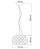 Foscarini Caboche Plus Piccola - Sospensione, dimensioni
