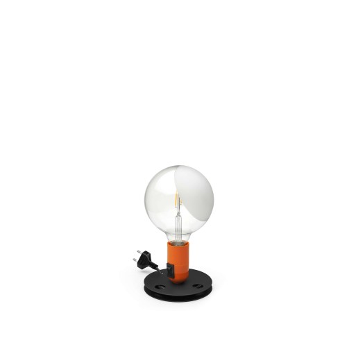 Flos Lampadina, design Castiglioni, 1972, Arancio