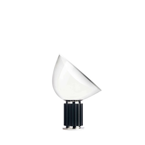 Flos Taccia PMMA, design Castiglioni, 1962, Nero