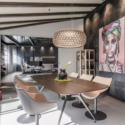 Foscarini Caboche Plus Grande - Sospensione, grigia