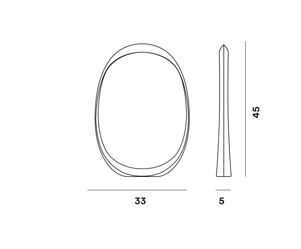 Lampada Anisha di Foscarini, dimensioni