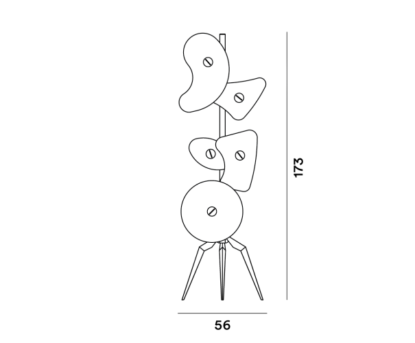 Foscarini Orbital - Terra, dimensioni