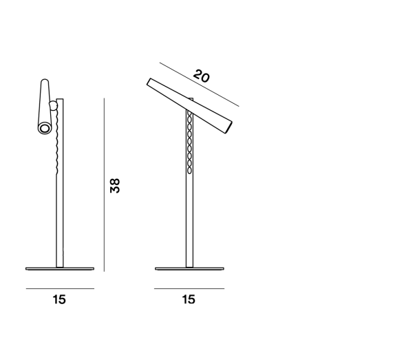 Foscarini Magneto - Tavolo, dimensioni