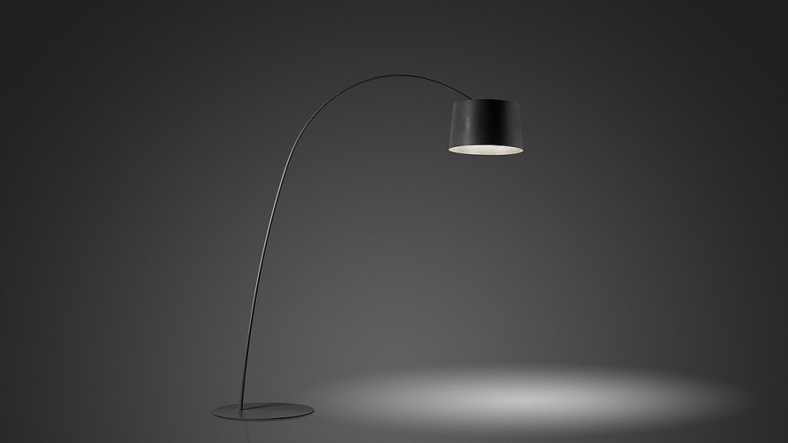 Foscarini Twiggy LED - Terra, nera