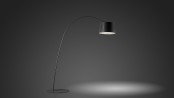 Foscarini Twiggy LED - Terra, nera