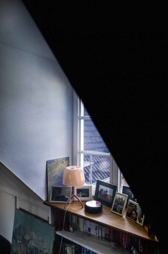 Foscarini Lumiere Nuances Grande - Tavolo, cipria spenta