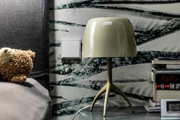 Foscarini Lumiere Nuances Piccola - Tavolo, creta spenta