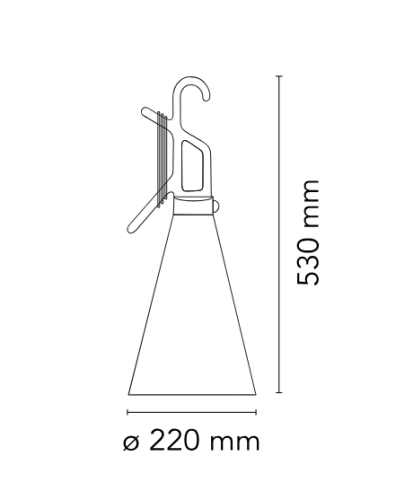 Flos Mayday, Dimensioni