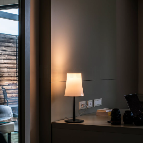 Foscarini Birdie Easy - tavolo, nero