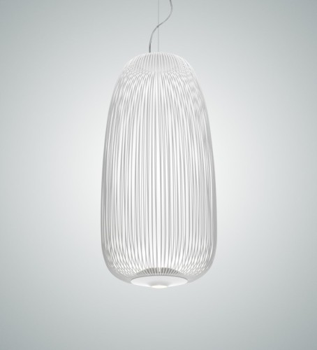 Foscarini Spokes 1 - Sospensione, bianca