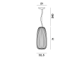 Foscarini Spokes 1 - Sospensione, dimensioni