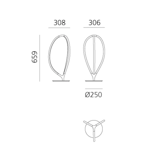 Artemide Arrival, dimensioni