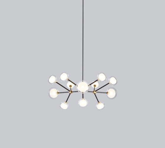 Tooy Nabila 552.12, Ottone spazzolato + Vetro trasparente