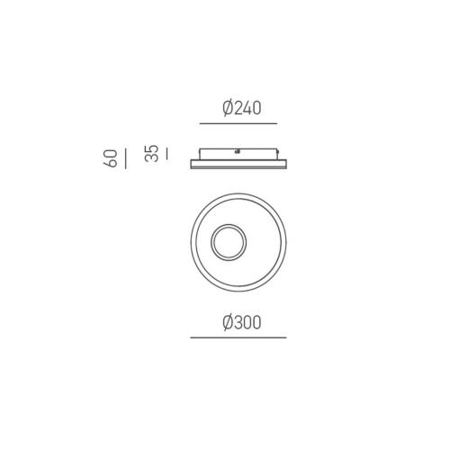 Gea Luce Melania, ⌀30cm