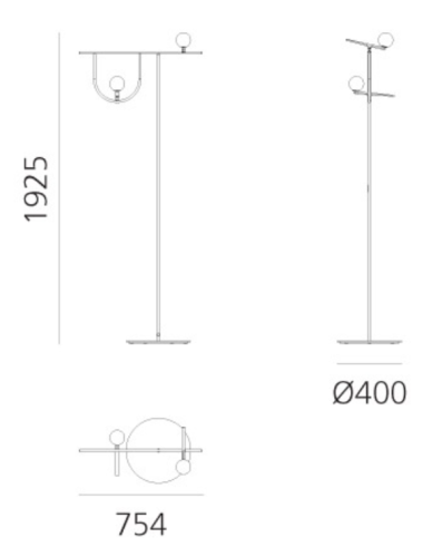 Artemide Yanzi, terra. Dimensioni