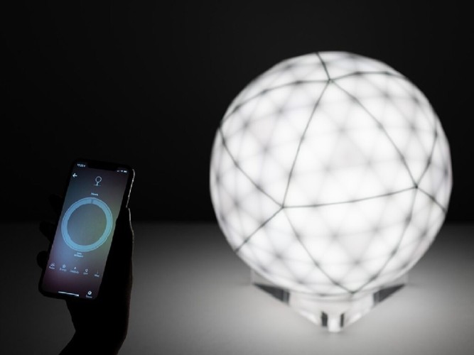 Artemide Huara; controllo dell'apparecchio dall'app Artemide