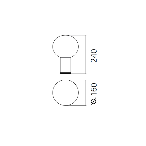 Artemide Laguna 16, tavolo; dimensioni