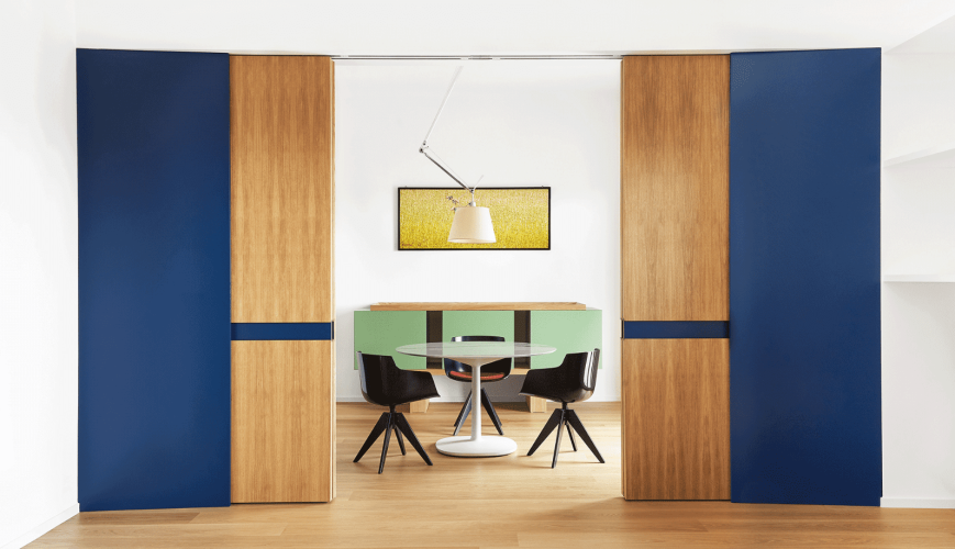 Artemide Tolomeo Decentrata, sospensione