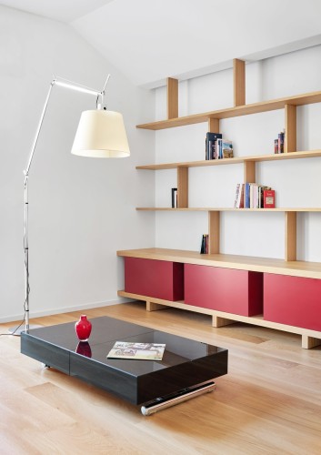 Artemide Tolomeo Mega Floor Dimmer alluminio/pergamena